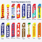Stock Feather Flags photo 2