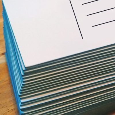 Painted Edge Postcards