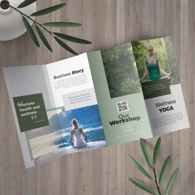 Double Parallel Fold Brochures (4 Panels)