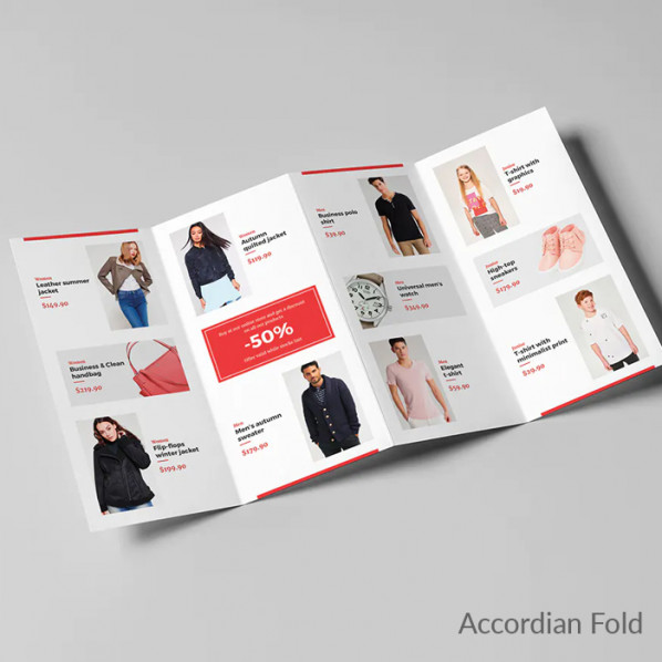 Double Gate Fold Brochures