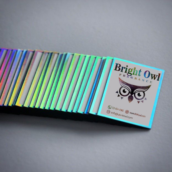 Full Color Metallic Foil Business Cards | Custom Printed Foil Business Cards  | Printsive