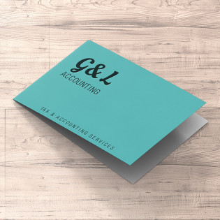 Folded Classic Business Cards