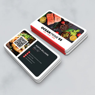 Round Corner Business Cards
