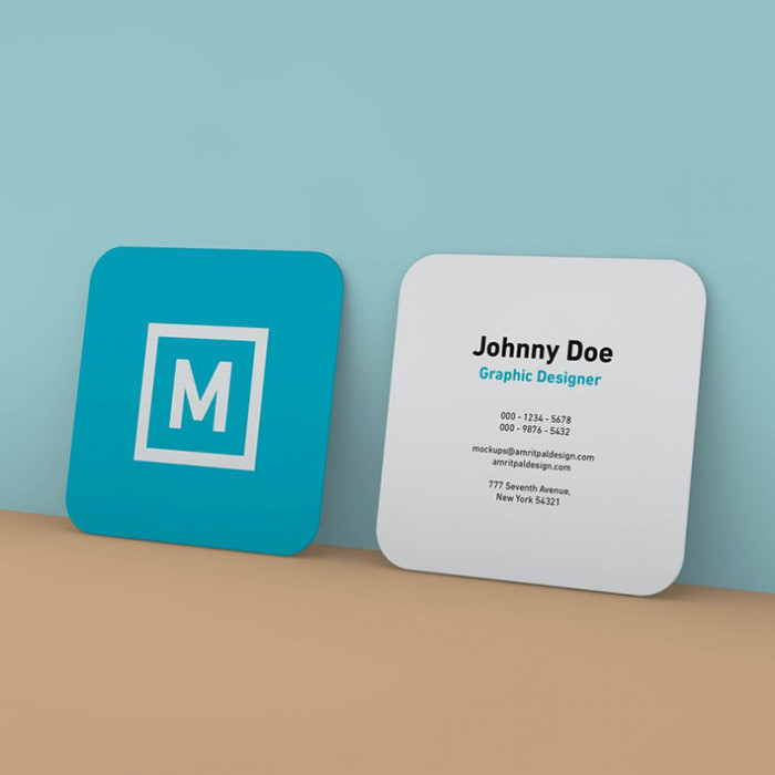 Square Round Corner Business Cards | Custom Premium Designs at Printsive