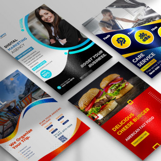 Color Foil Flyers 