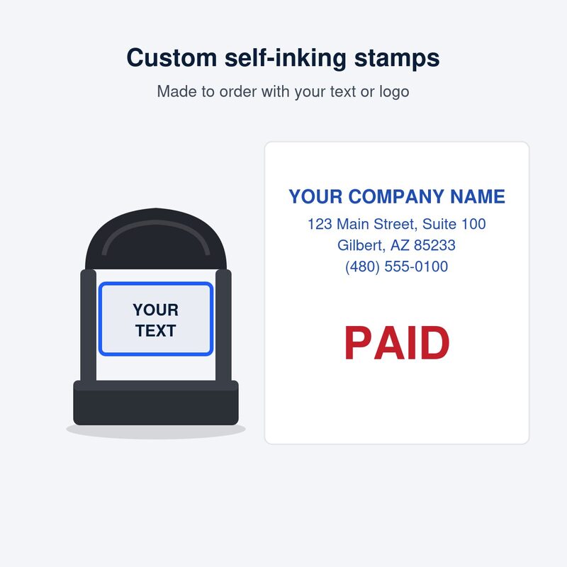 Custom stamps